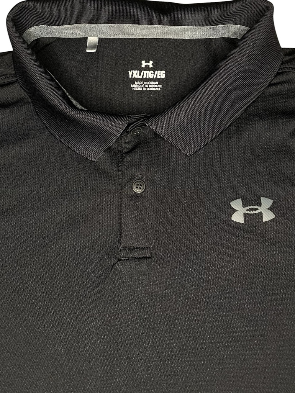 Under Armour Black Match Play Golf Polo -Youth XL